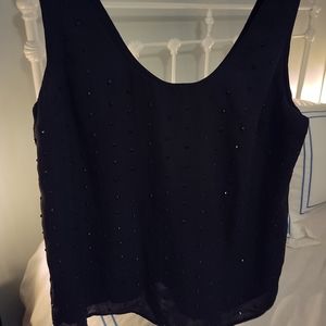SOLD ❌️ NWT Express Studded Black Tank Top
